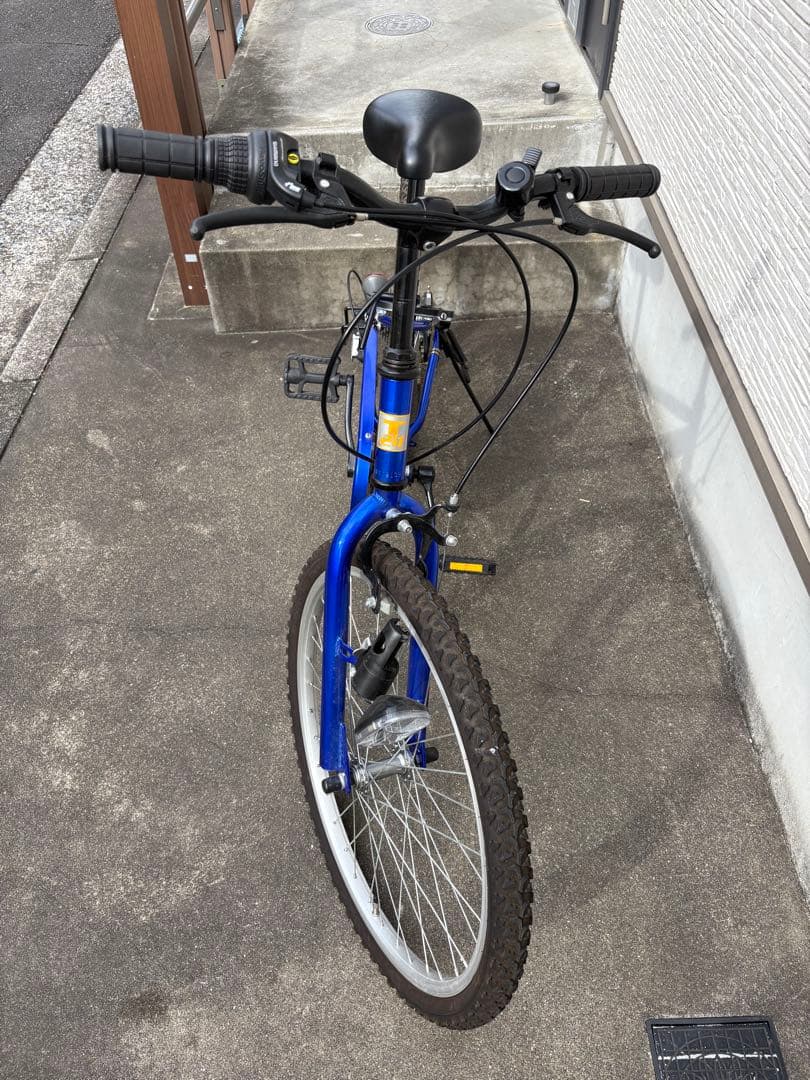 シマノ 24インチ 自転車 車庫保管 鍵、自走発電ライト付き‼︎ 手渡し希望