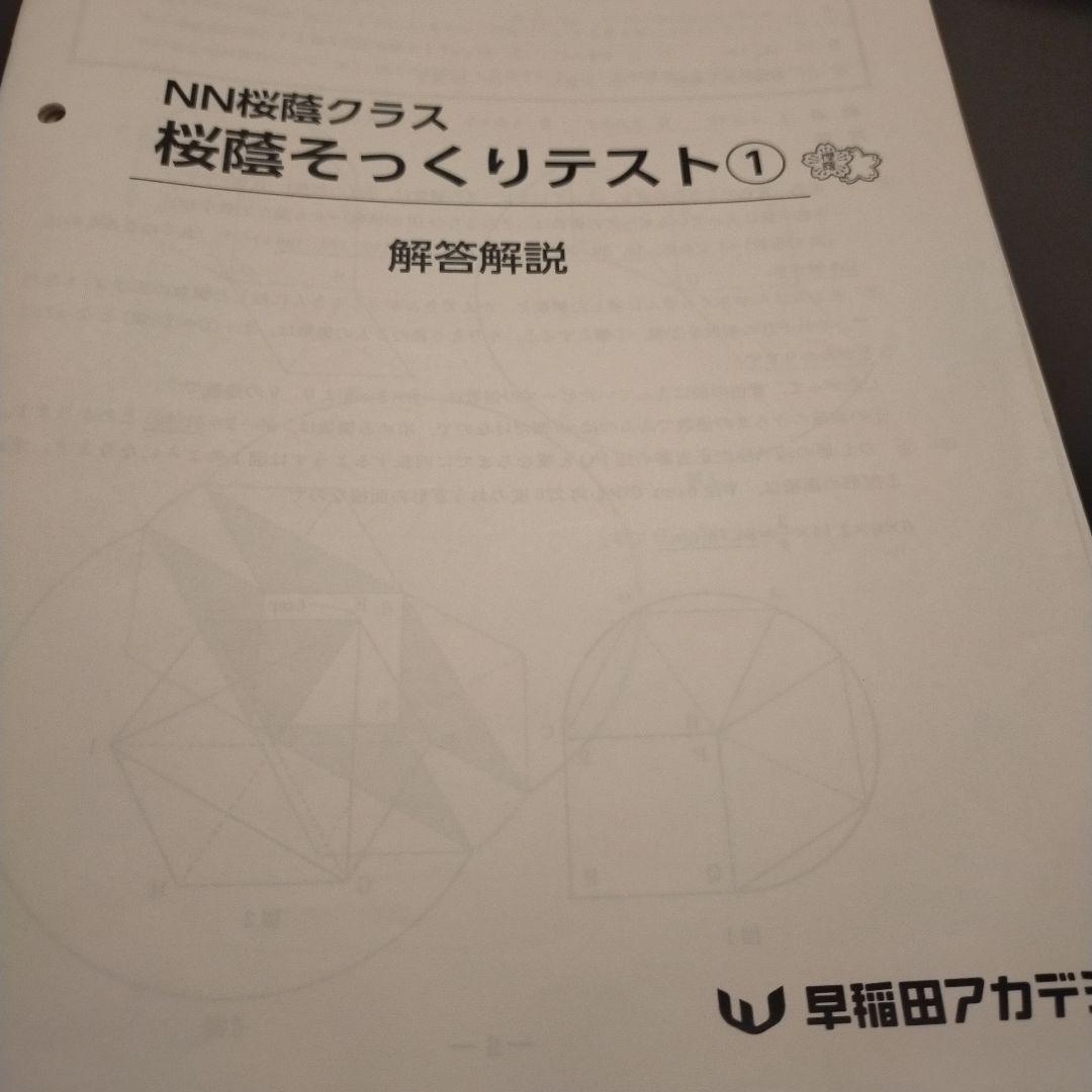 NN桜蔭クラス 桜蔭そっくりテスト算数 問題解答解説集Ⅰから15 2025年度用