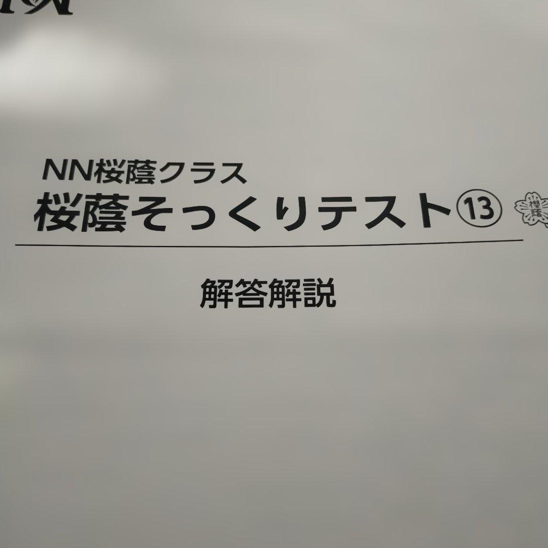NN桜蔭クラス 桜蔭そっくりテスト算数 問題解答解説集Ⅰから15 2025年度用