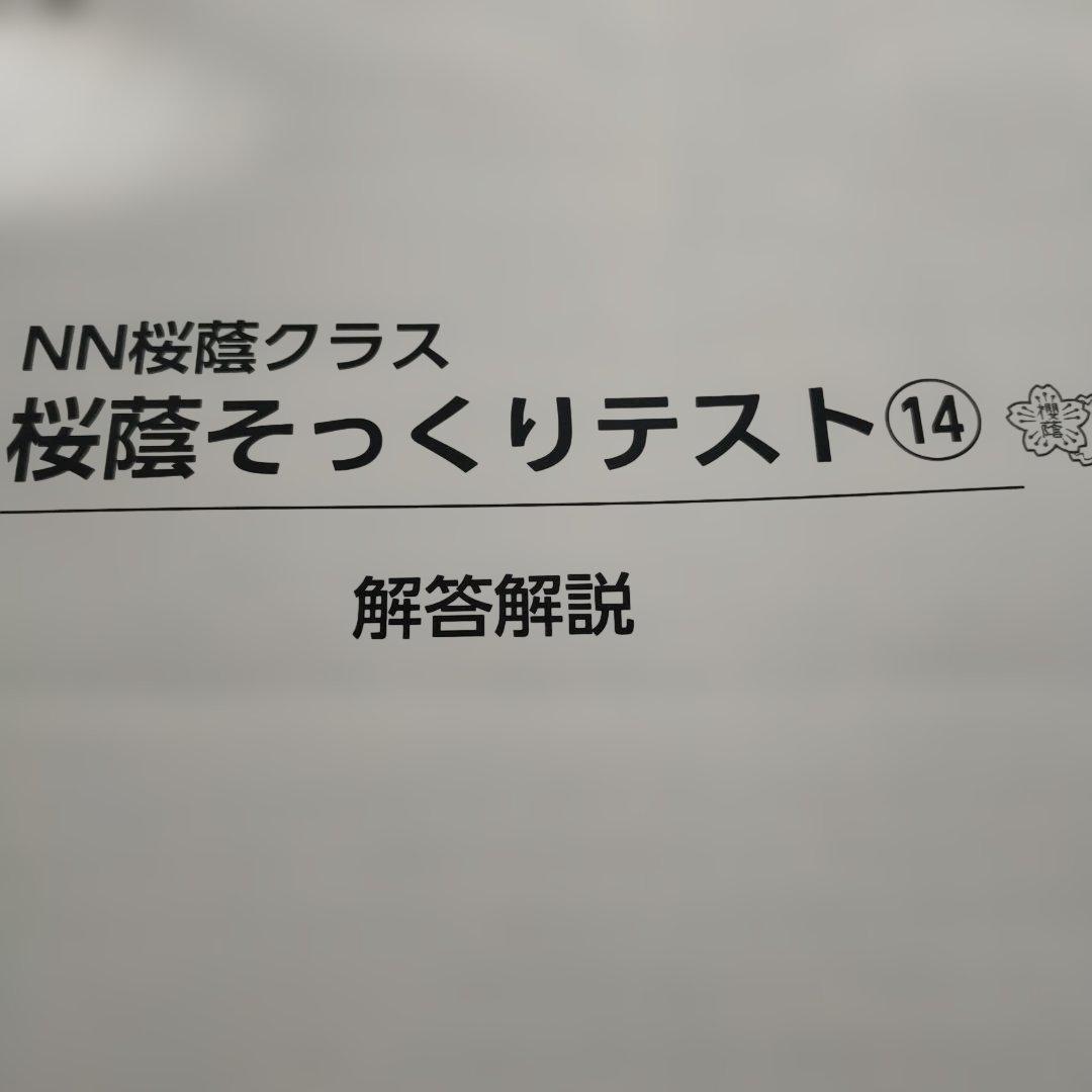 NN桜蔭クラス 桜蔭そっくりテスト算数 問題解答解説集Ⅰから15 2025年度用