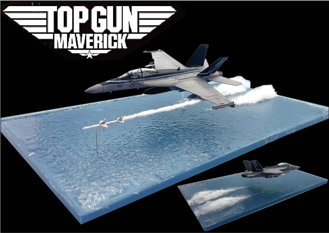トップガン　マーヴェリック　F18 ミサイル発射　ジオラマ エフトイズ