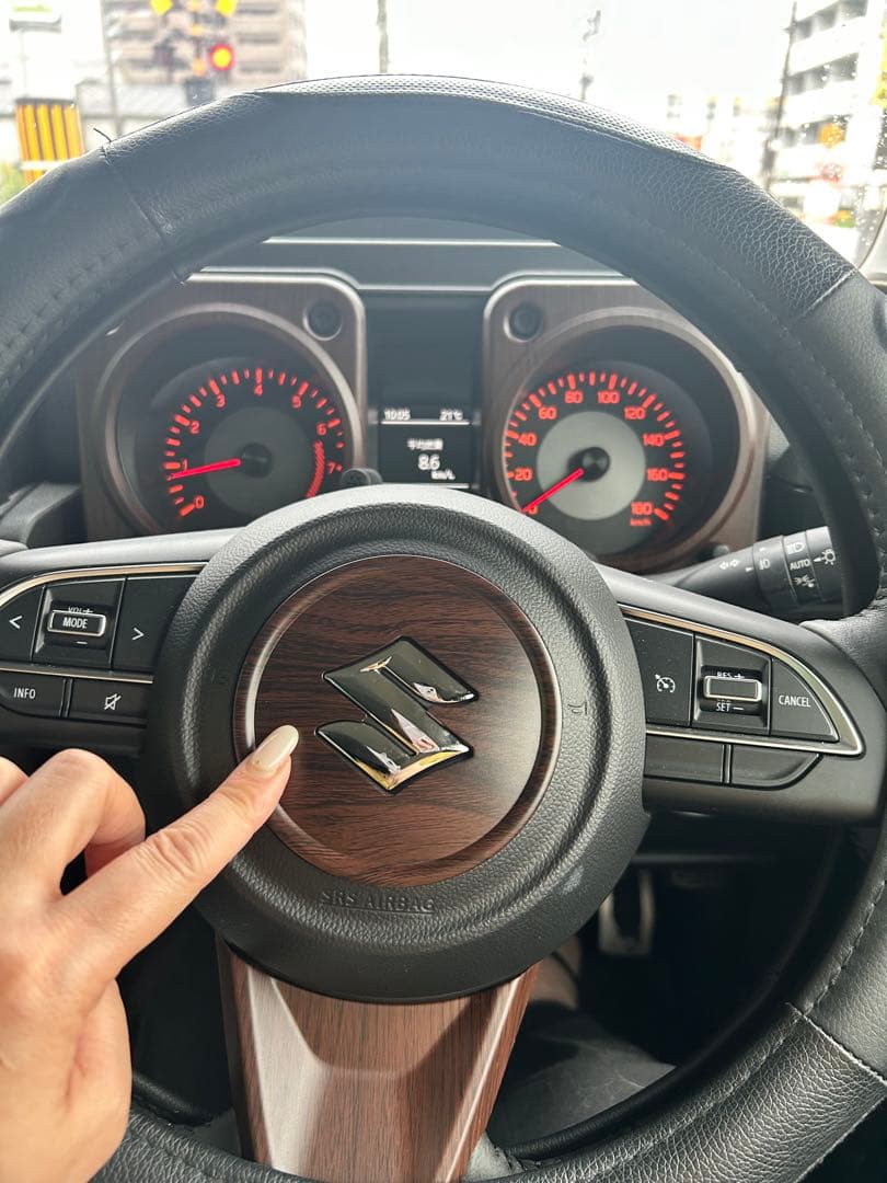 ジムニー エアコンパネルガーニッシュ JB64 JB74 木目調