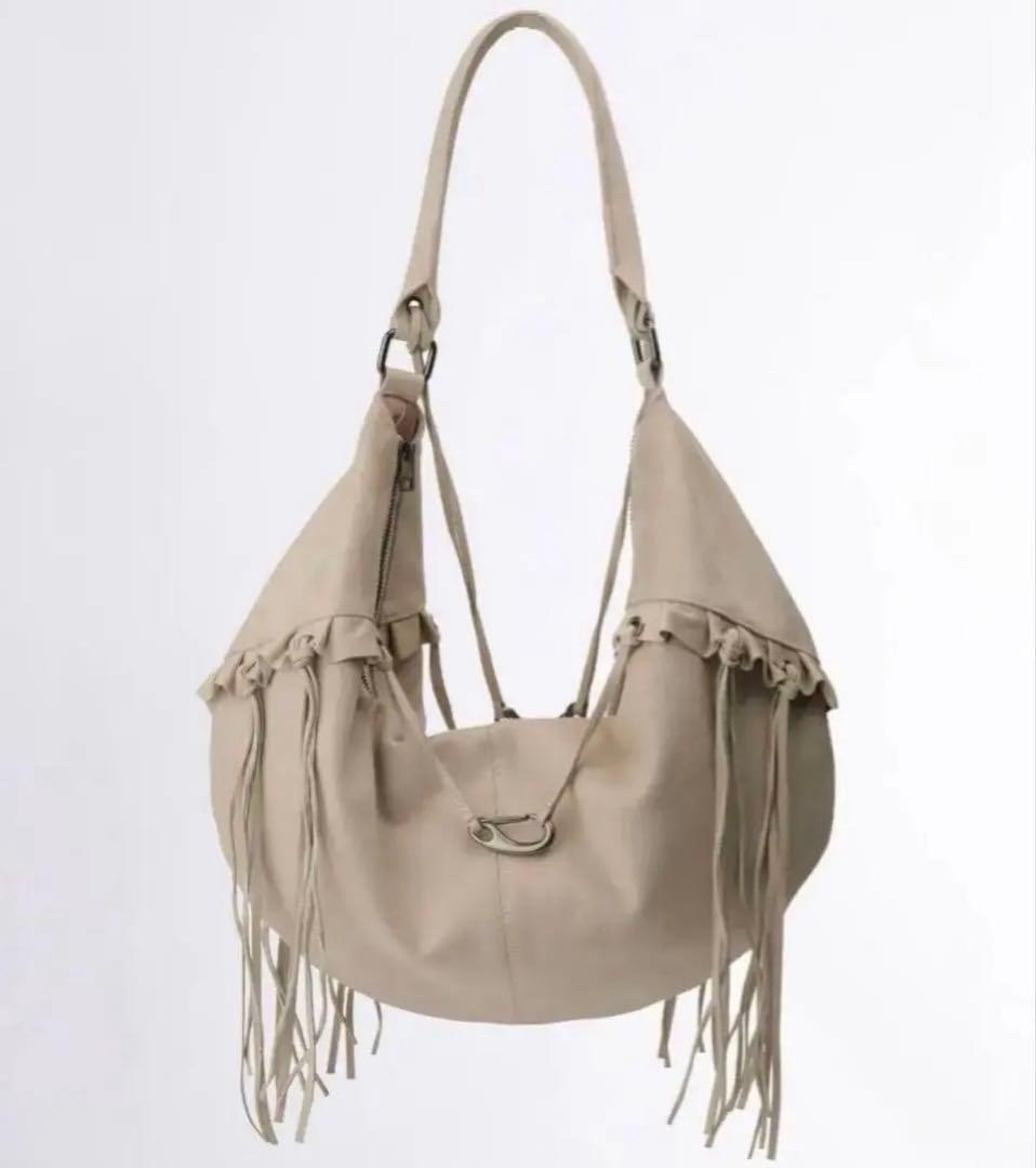 SCULPTOR フォースウェードストリングホーボーバッグ