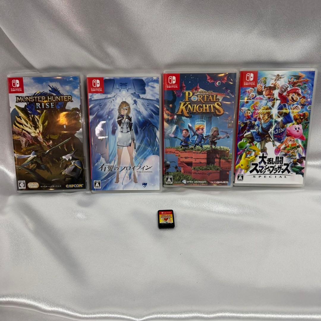Switch ソフト スマブラ モンハン 太鼓の達人 など5本セット