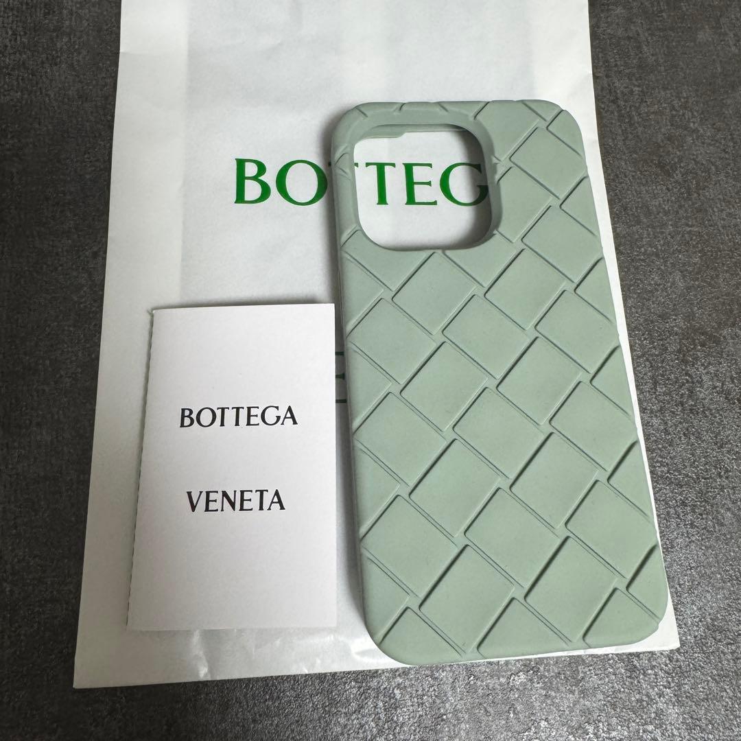 iPhone15 pro ケース ボッテガ ニューセージ グリーン グレー ②
