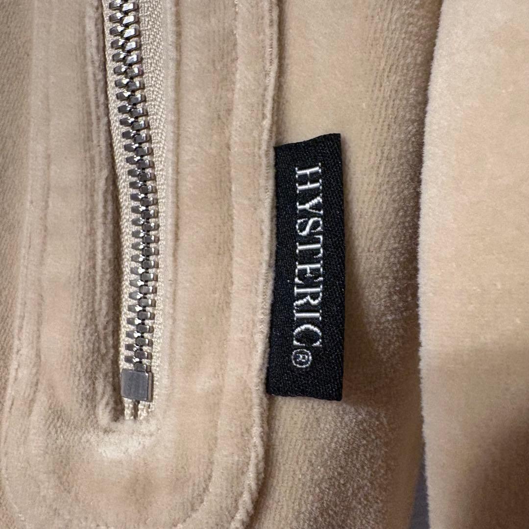 『HYSTERIC GLAMOURベロアトラックジャケット』ヒステリックグラマー