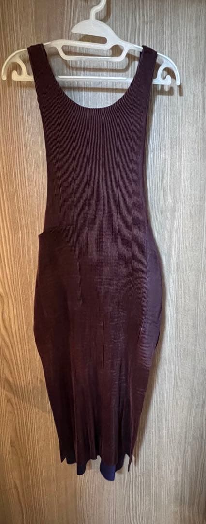 ⭐️ゆかり⭐️PLEATS PLEASE ワンピースエプロン/リバーシブル