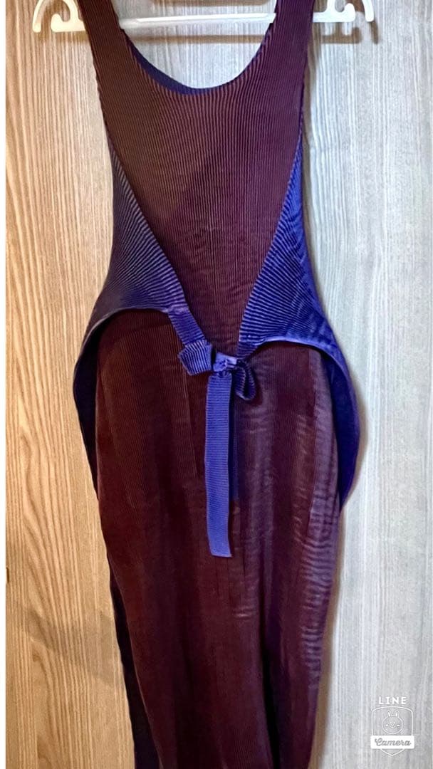 ⭐️ゆかり⭐️PLEATS PLEASE ワンピースエプロン/リバーシブル