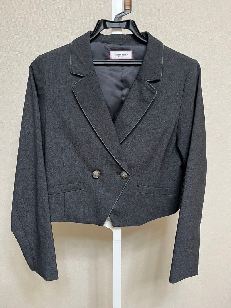 メゾピアノジュニア　卒服　ジャケット　スカパン　ネクタイ　セットアップ　160
