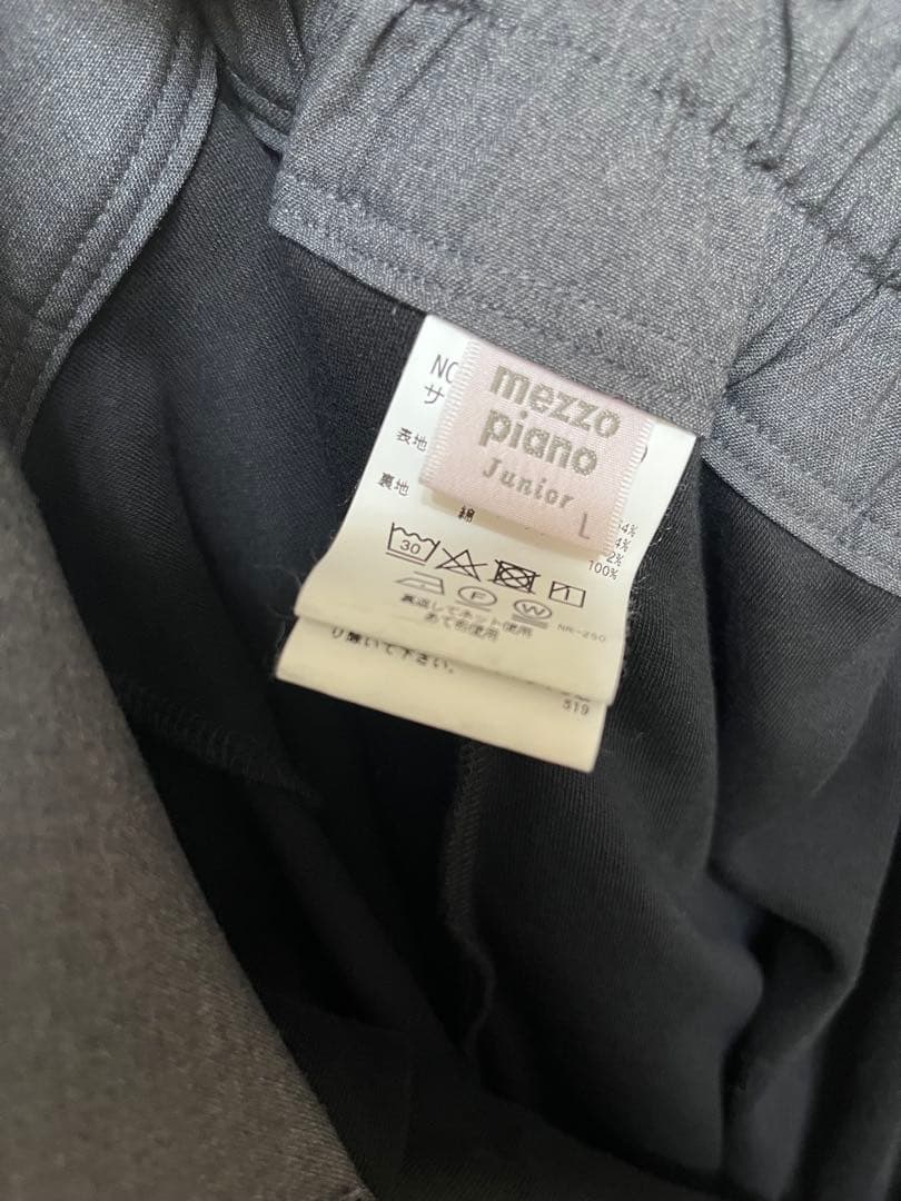 メゾピアノジュニア　卒服　ジャケット　スカパン　ネクタイ　セットアップ　160