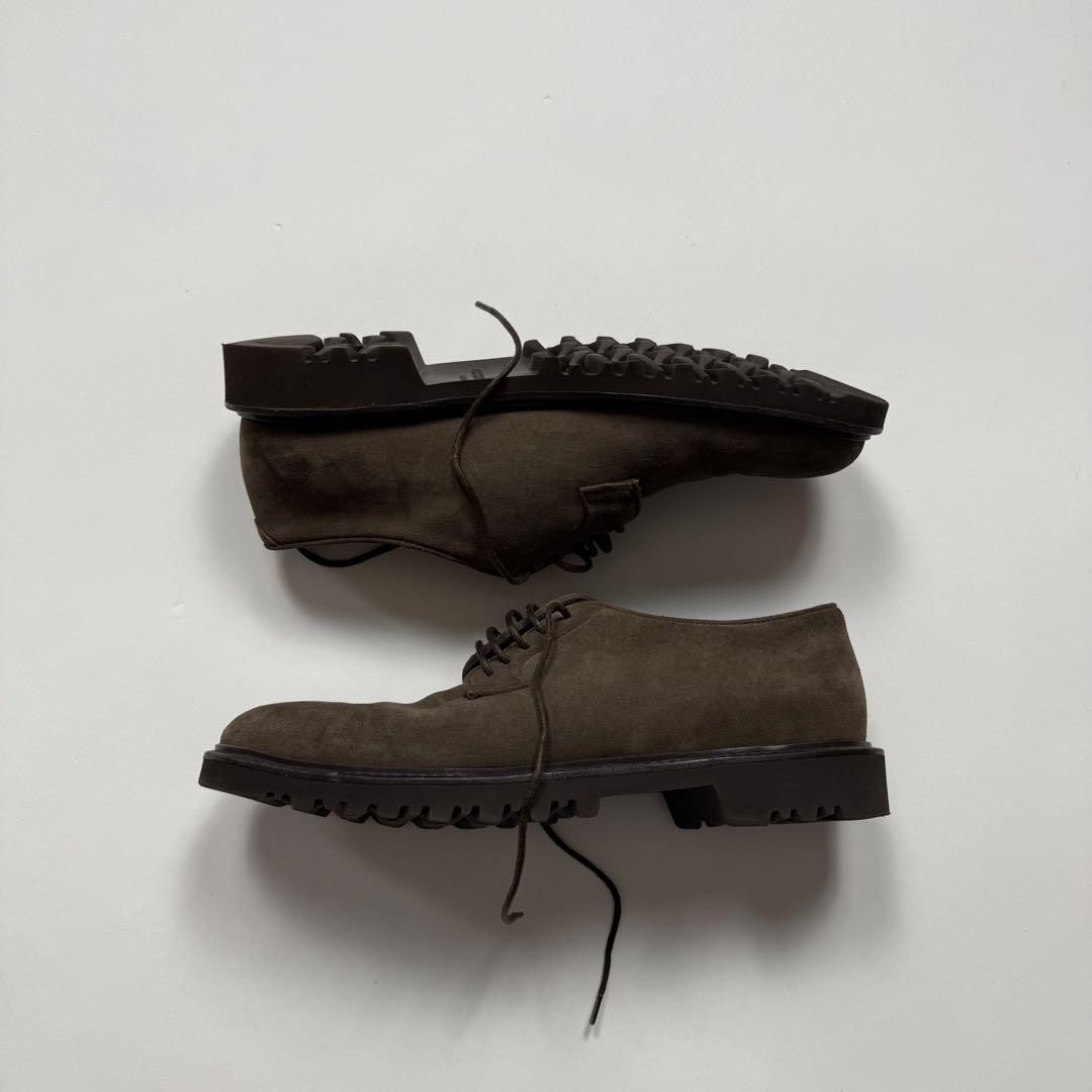 靴 2000s Giorgio Armani suede leather shoes