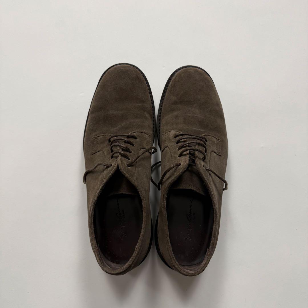 靴 2000s Giorgio Armani suede leather shoes