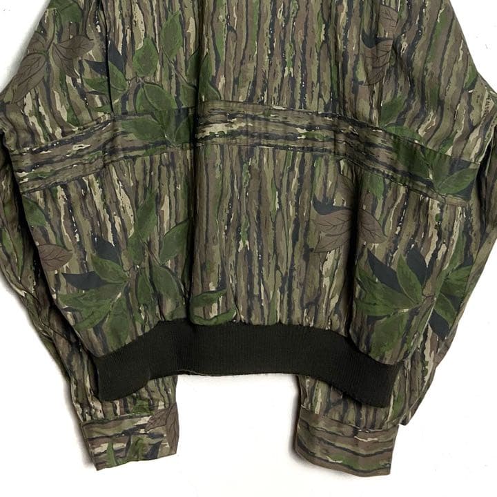 USA古着 迷彩 リアルツリー ミリタリージャケット 緑 XL ブルゾン