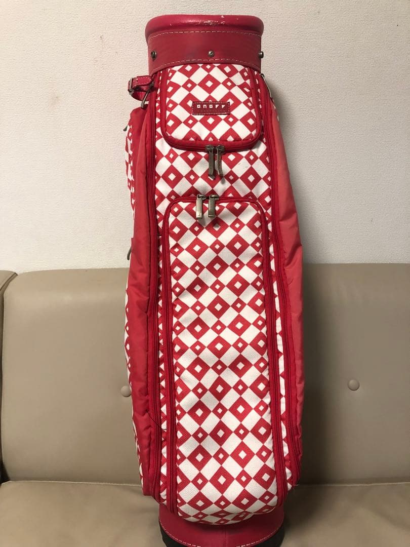 送料込み】超激レア　数量限定販売　オノフ　ONOFF キャディバッグ　レディース