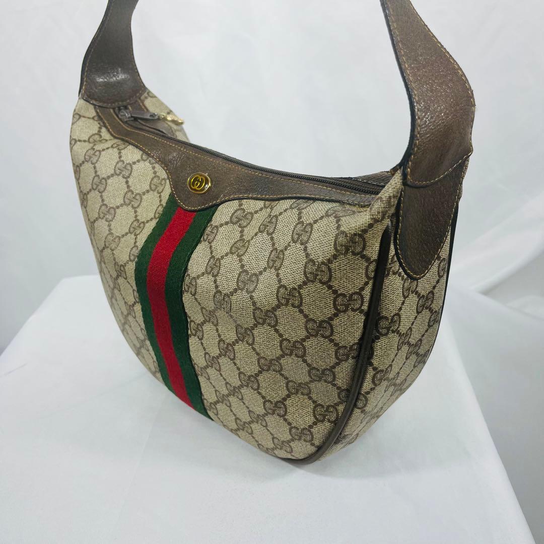 GUCCI グッチ　シェリーライン　ショルダーバッグ　PVC