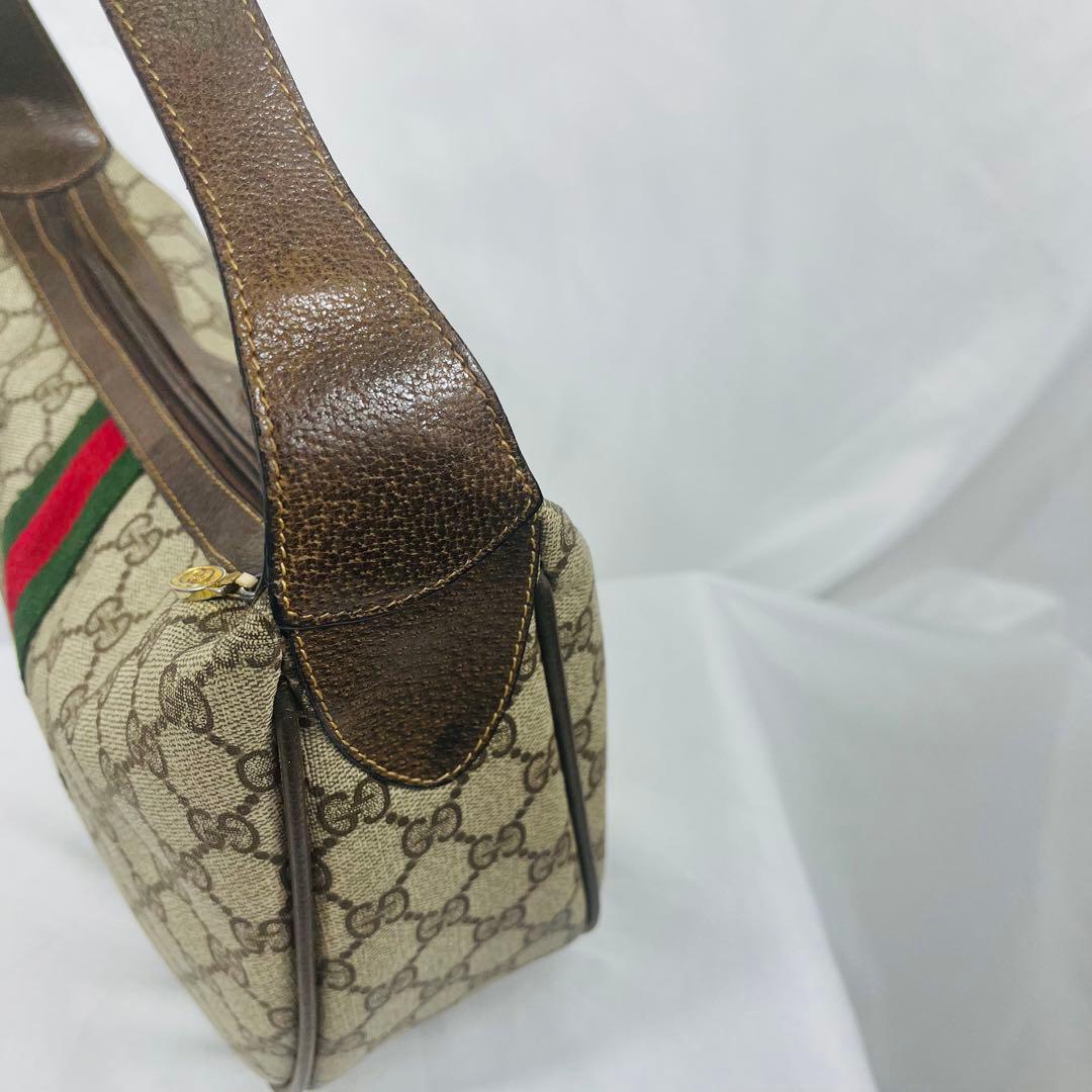 GUCCI グッチ　シェリーライン　ショルダーバッグ　PVC