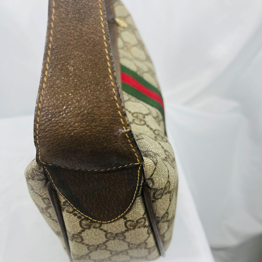 GUCCI グッチ　シェリーライン　ショルダーバッグ　PVC