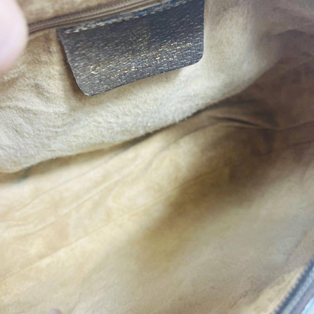 GUCCI グッチ　シェリーライン　ショルダーバッグ　PVC