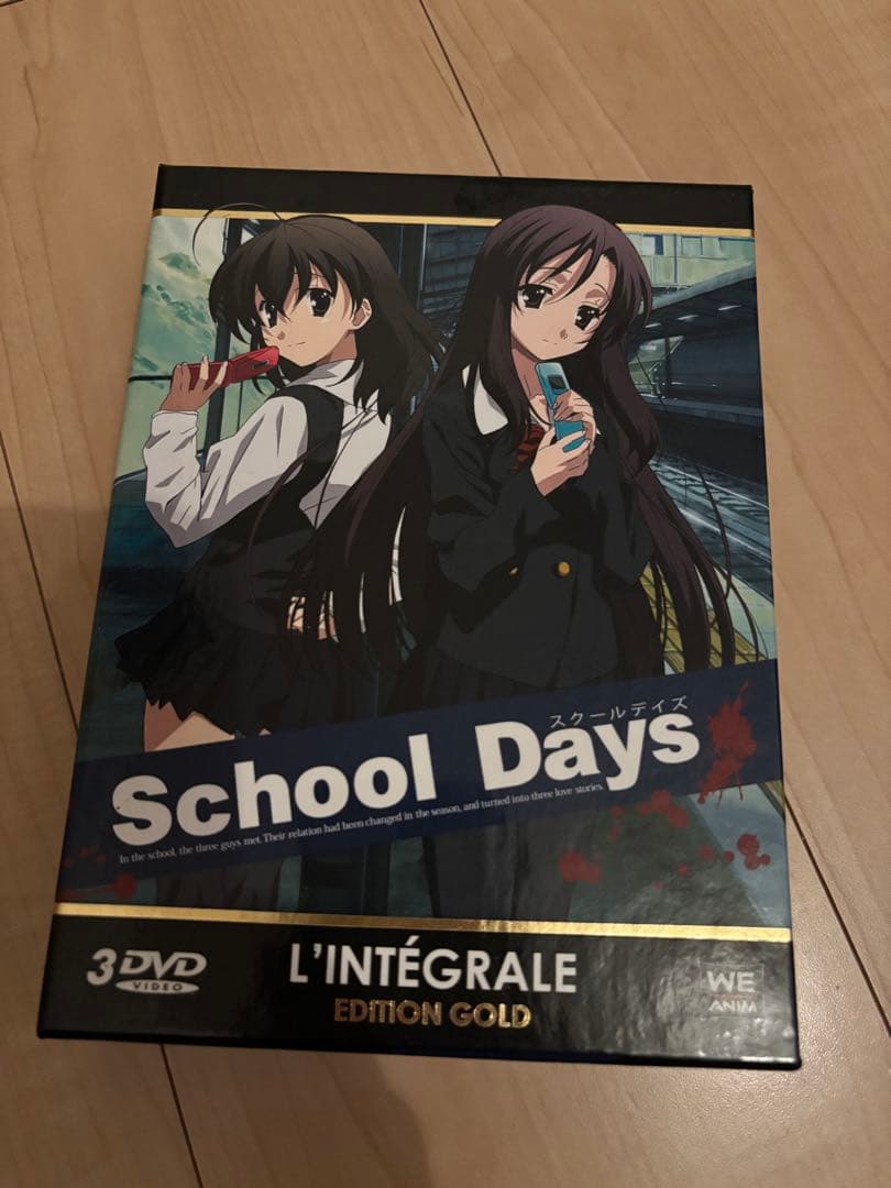 School Days DVD-BOX (全12話+OVA1話330分)