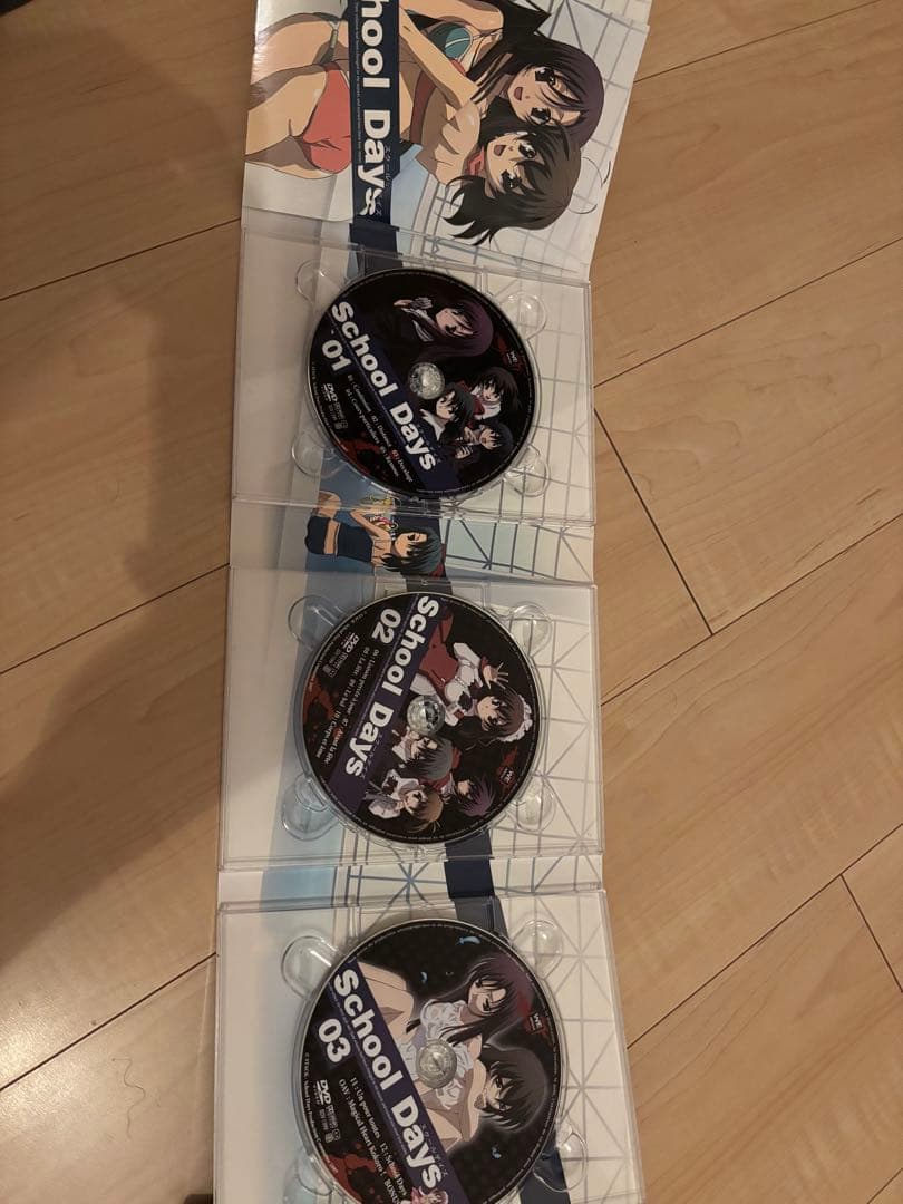 School Days DVD-BOX (全12話+OVA1話330分)