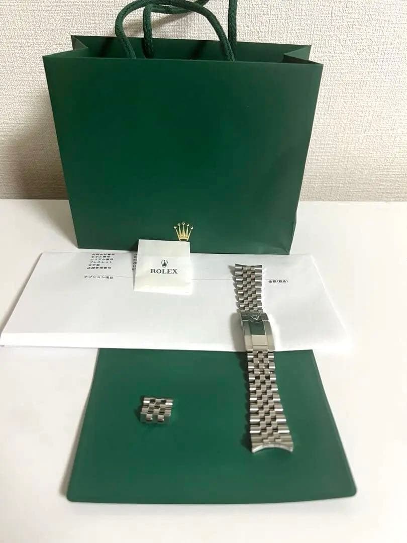 美品純正 現行ロレックスジュビリーブレス M126710BLNR