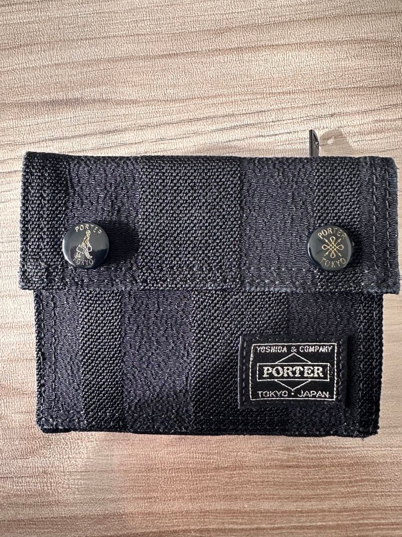 【新品同様】PORTER TANGO ポーター　タンゴ　二つ折り　財布　ブラック
