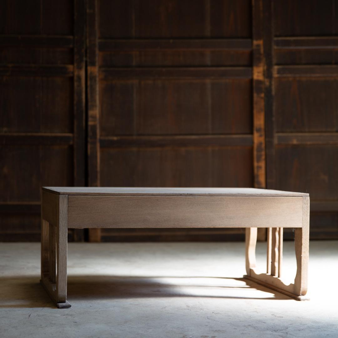 古家具 楢のローテーブル 文机 /幅786 高333 奥行508 送料込