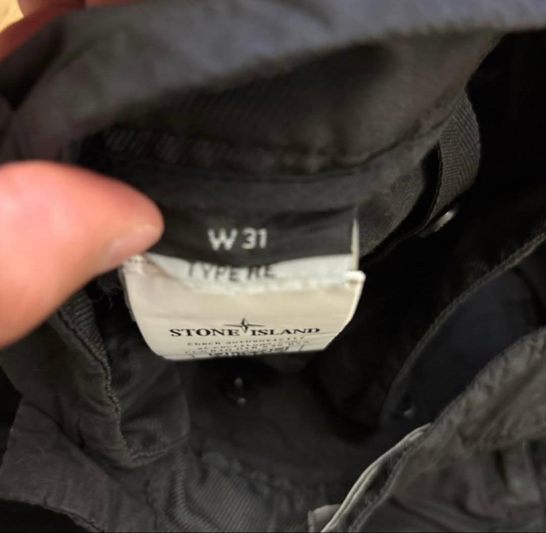 STONE  BERMUDA REGULAR 黒ショートパンツ