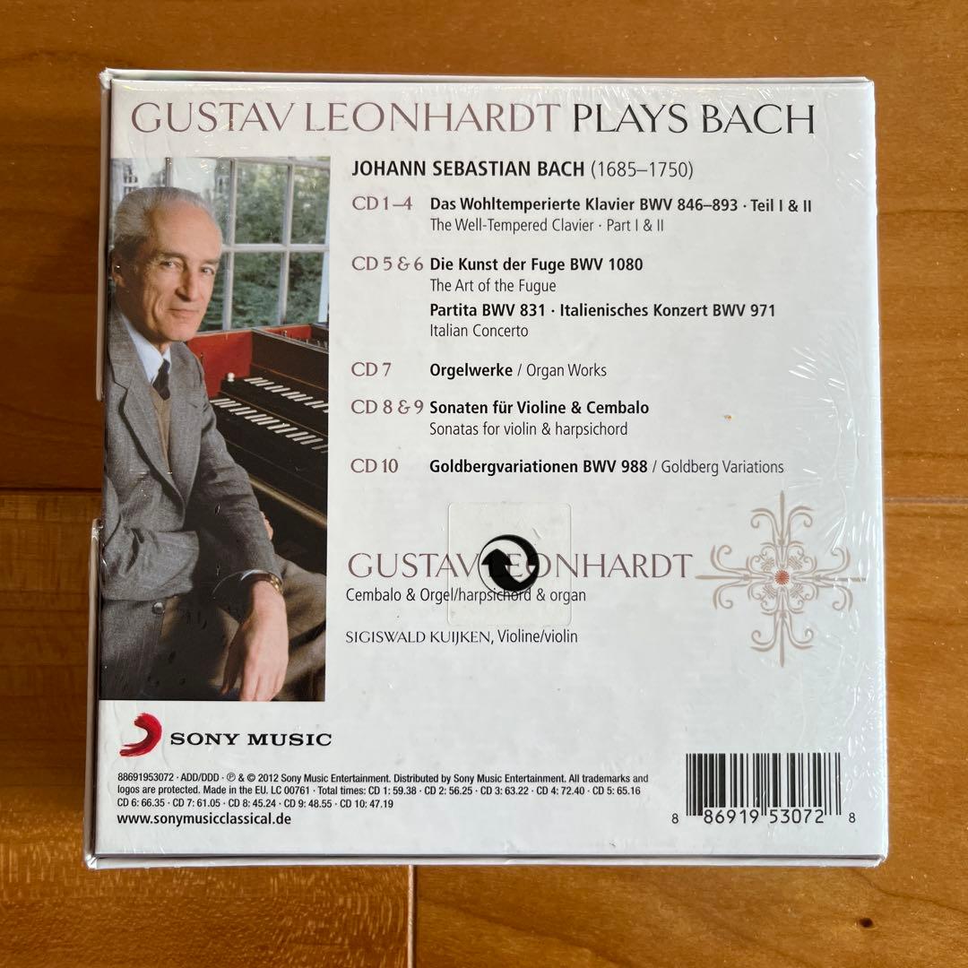 グスタフ・レオンハルト　プレイズ・バッハ　10CD