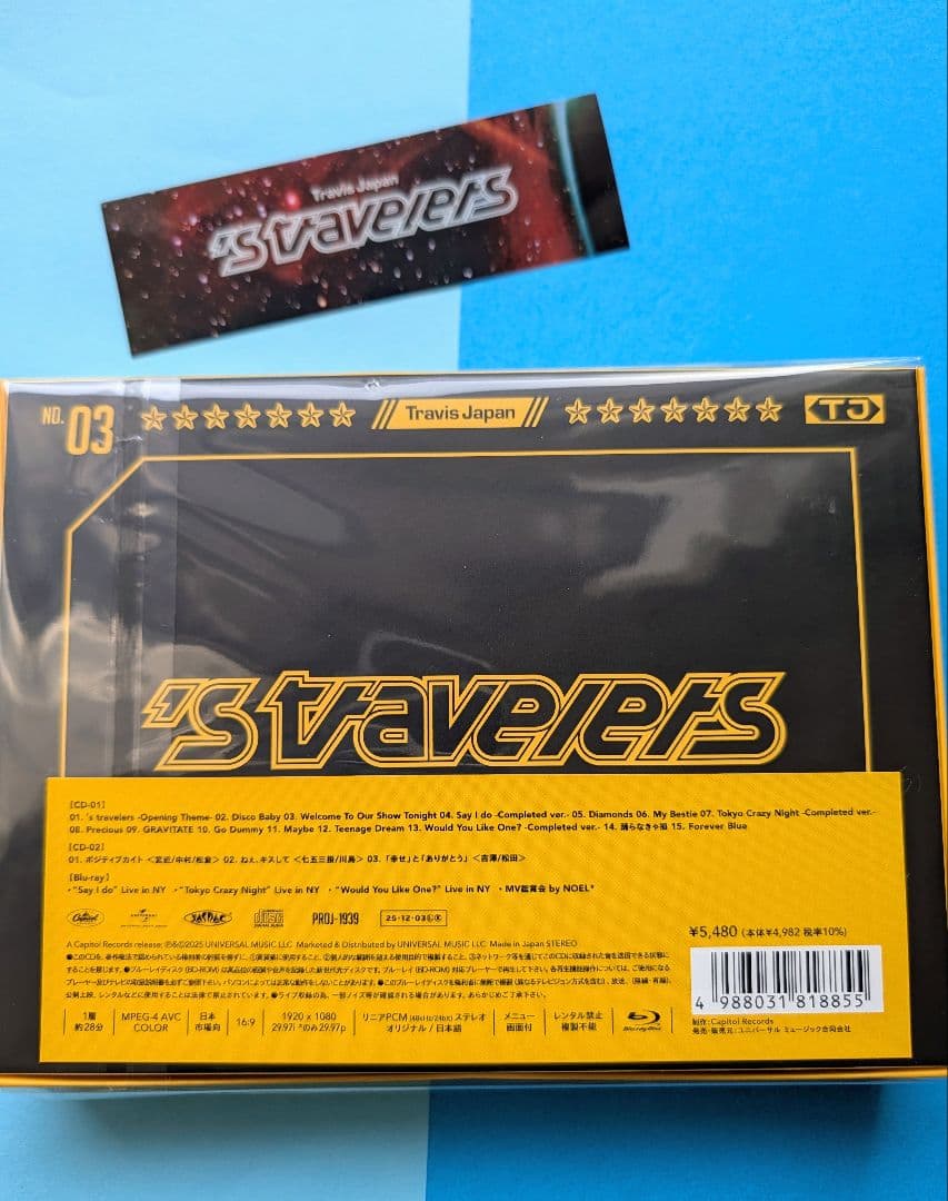 TravisJapan 's travelers FC限定盤Blu-ray