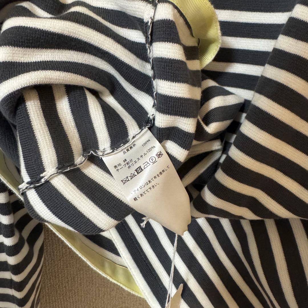 【新品】ロージーモンスター　ショルダーリボンエンブロイダリーロゴボーダーニット