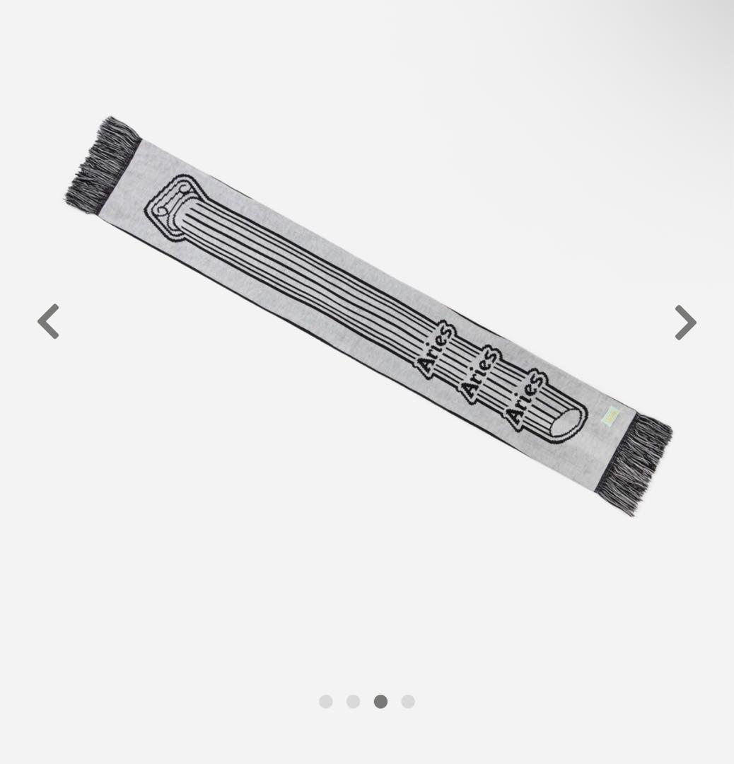 Aries column scarf ブラック マフラー スカーフ