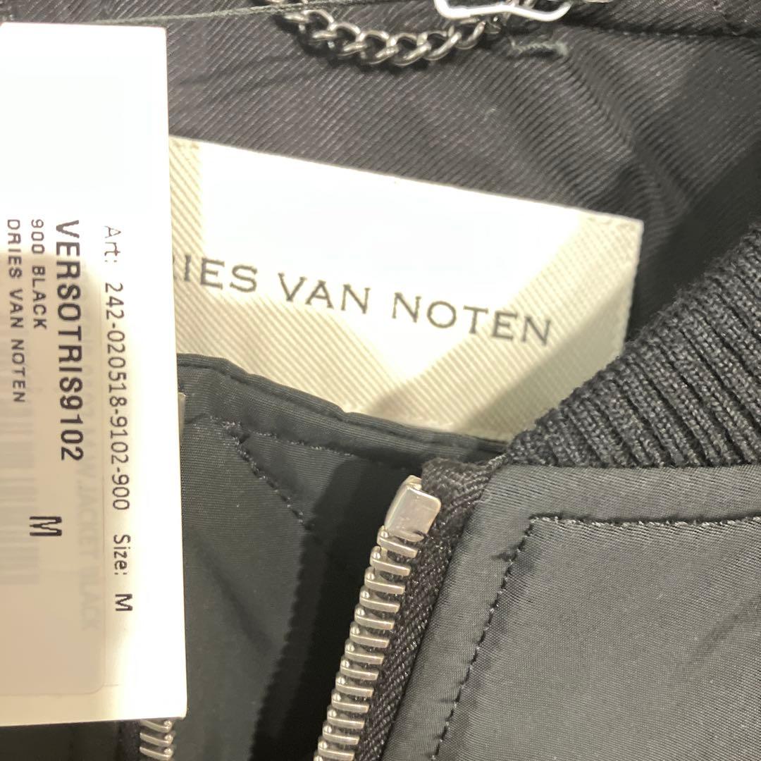 ドリスヴァンノッテン 24AW ボンバージャケット ブラック M