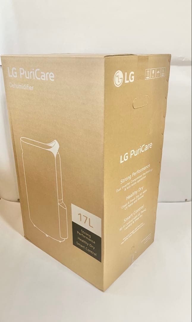 新品 未開封 LG PuriCare 定格除湿能力 17L 衣類乾燥除湿機