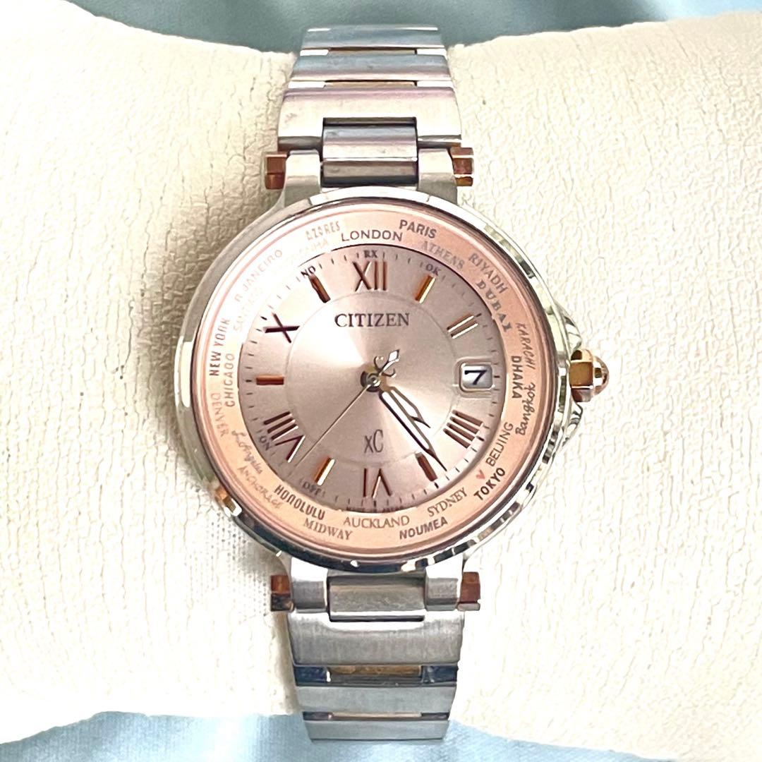 美品❣️CITIZEN xCハッピーフライト　ピンクフェイス　H240 稼働