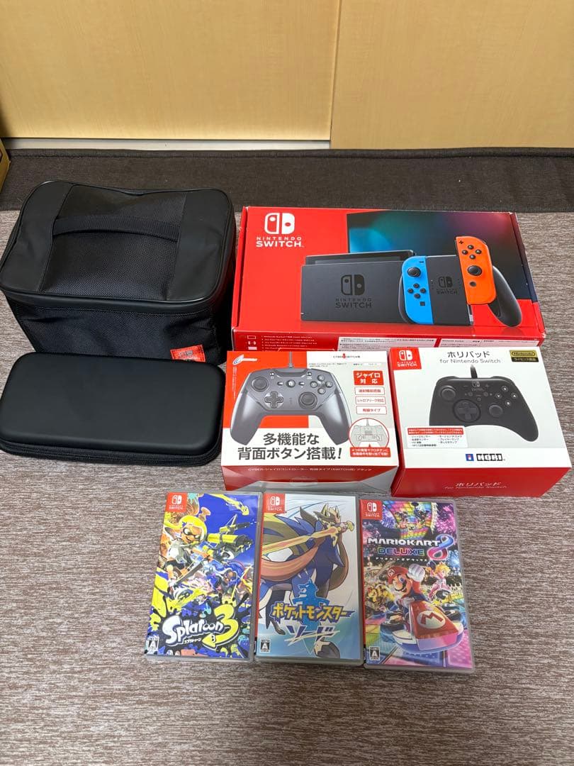 Nintendo Switch ネオンブルー/ネオンレッド 本体　その他セット