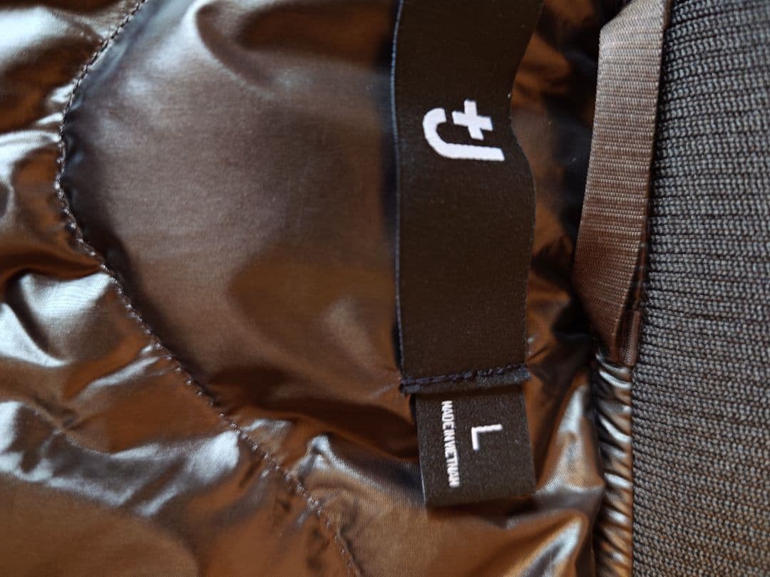 ユニクロ　+J復刻版ハイブリッドダウンオーバーサイズMA1 グレイ