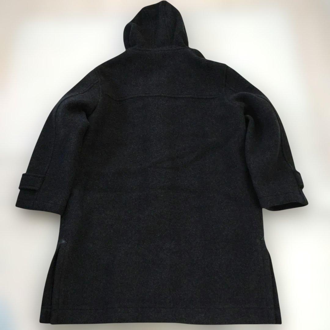 VAN ダッフルコート ダークグレー フード付き