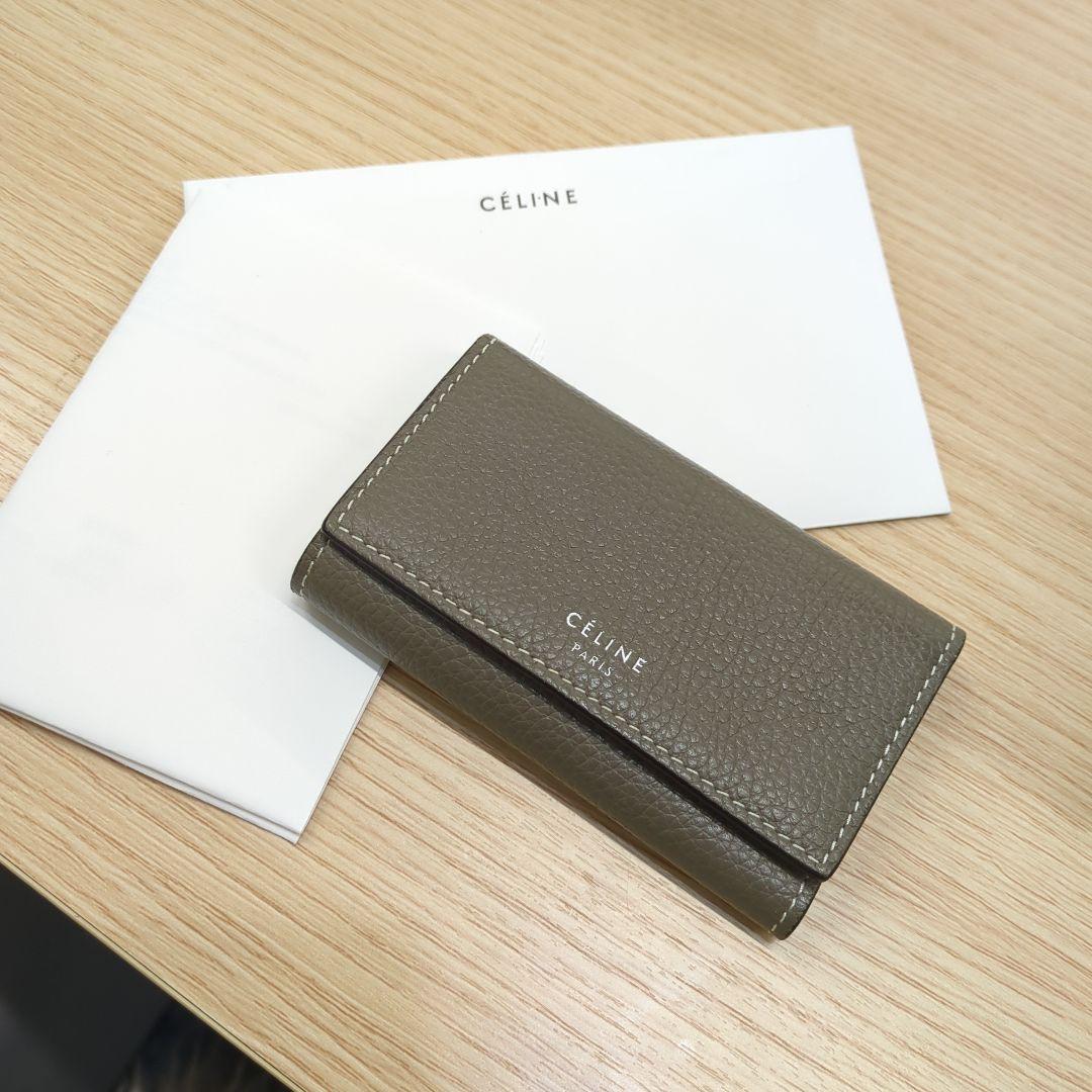 CELINE セリーヌ　希少キーケース　　フィービー　バイカラー