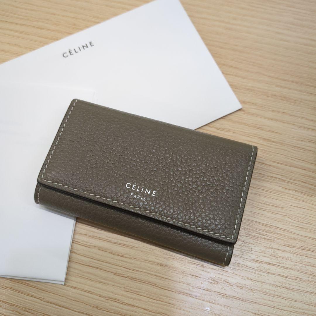 CELINE セリーヌ　希少キーケース　　フィービー　バイカラー