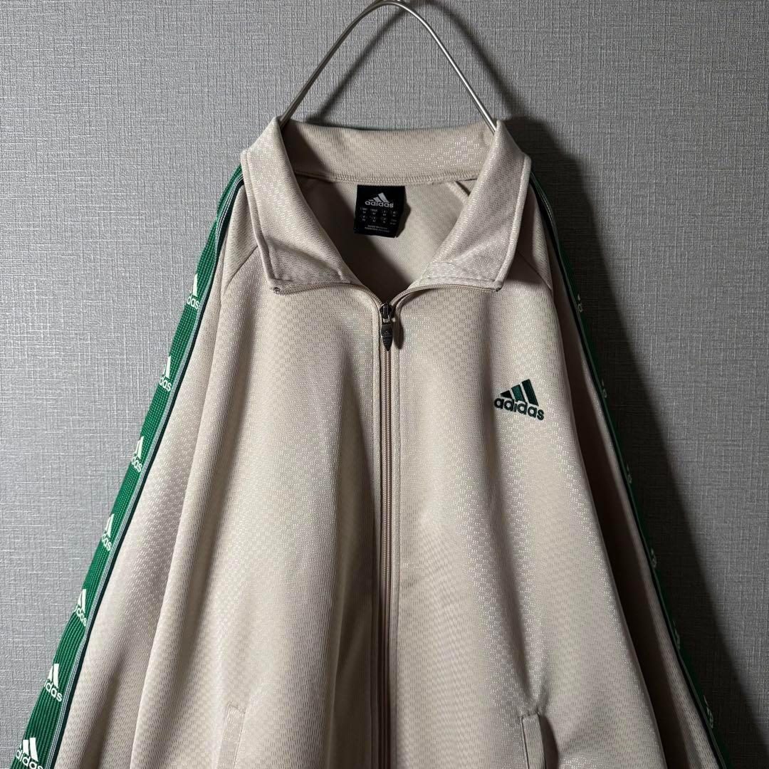 人気配色★adidas 90s 万国旗タグ トラックジャケット 刺繍 希少XL