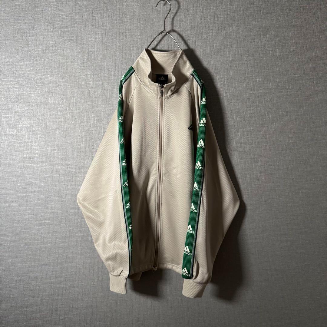 人気配色★adidas 90s 万国旗タグ トラックジャケット 刺繍 希少XL