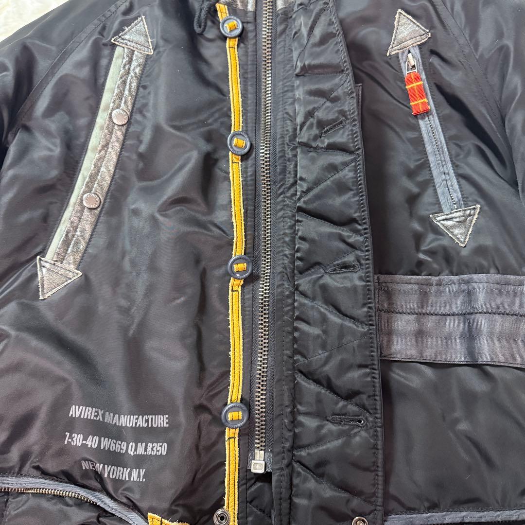 希少 AVIREX タイトシルエット N-3Bフライトジャケット 6112085