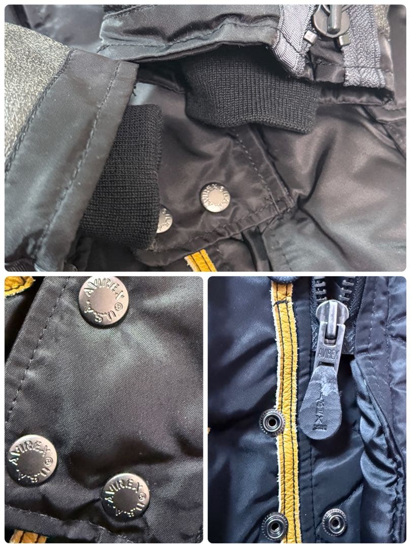 希少 AVIREX タイトシルエット N-3Bフライトジャケット 6112085