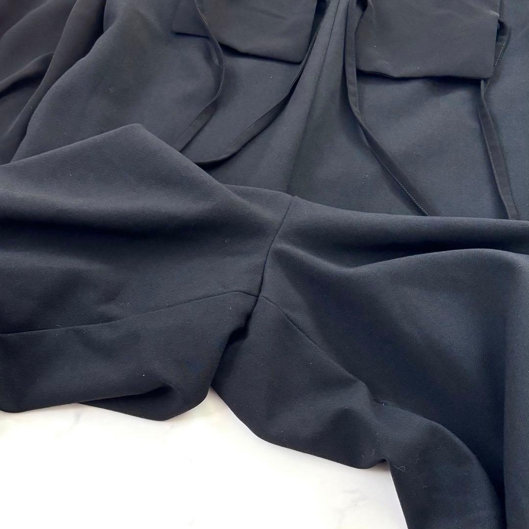 【23SS】エンフォルド BLOUSE ALL-IN-ONE 異素材切替 黒 M