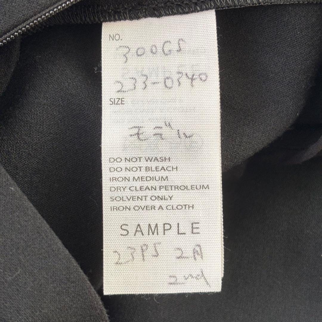 【23SS】エンフォルド BLOUSE ALL-IN-ONE 異素材切替 黒 M