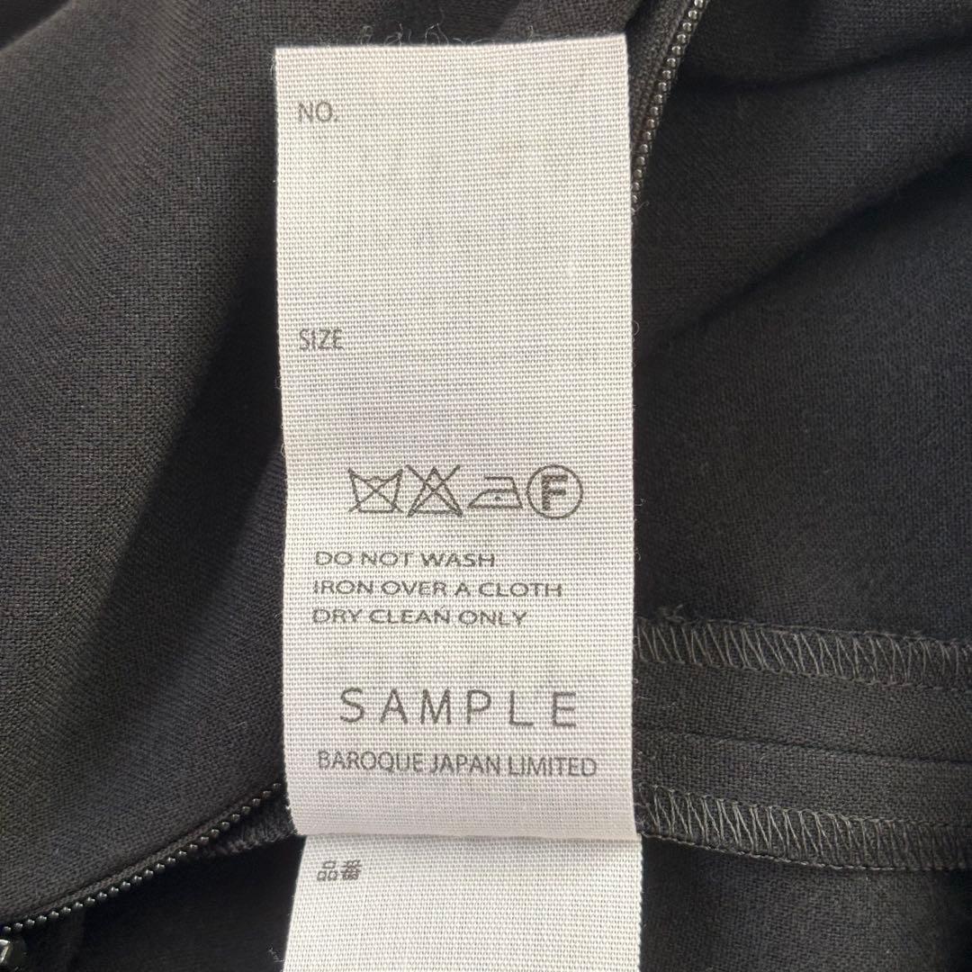 【23SS】エンフォルド BLOUSE ALL-IN-ONE 異素材切替 黒 M