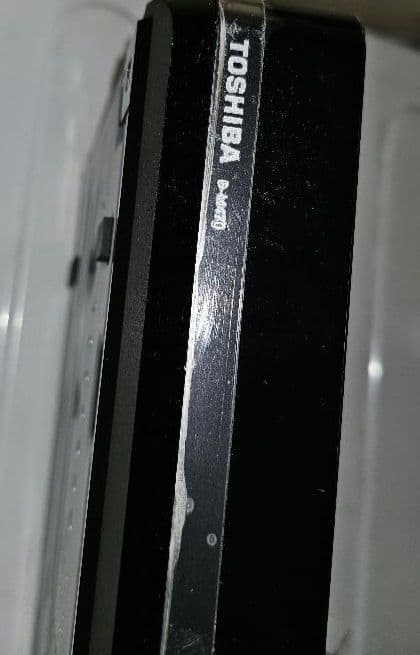 TOSHIBA REGZA DVDプレーヤー ブラック　D-M470