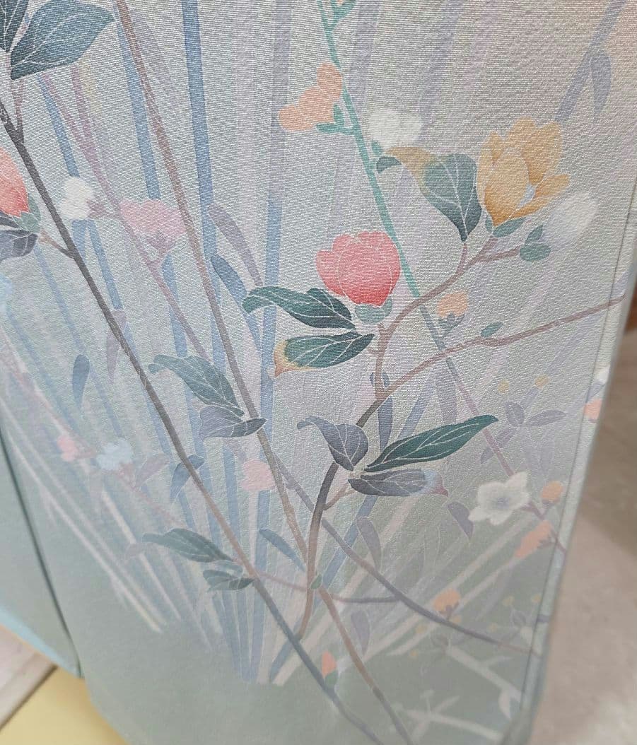 訪問着 4点フルセット、着物 袋帯、帯締め、帯揚げ