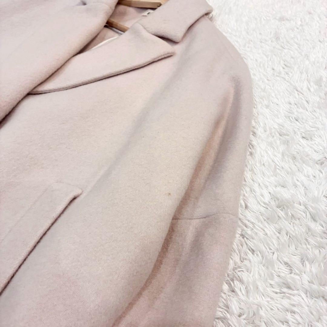 美品✨希少✨エンフォルド　ショートビーバーボックスコクーンコート　ベージュ